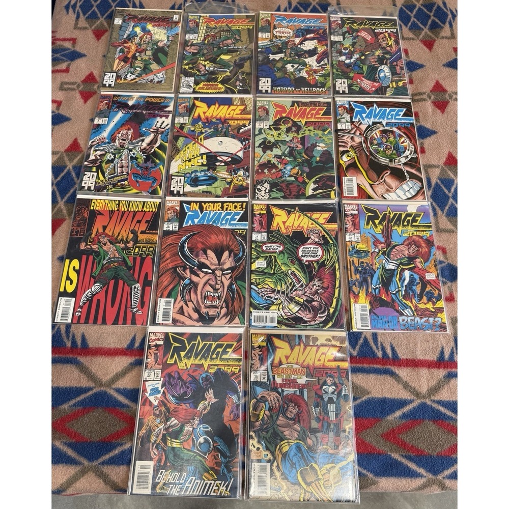 RAVAGE 2099 #1-14 (1992-1995 MARVEL COMICS) Bundle Lot